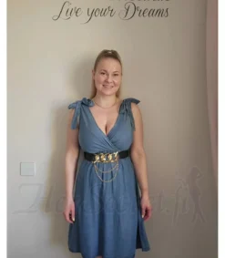Hersecret Elle Style Lyo sininen farkkumekko