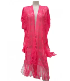 Hersecret Heart pinkki pitsikimono hapsuilla