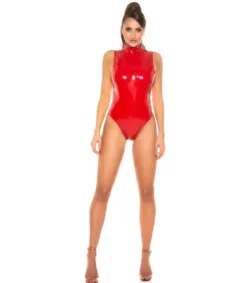 Koucla punainen hihaton atex ook body