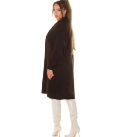 Koucla ruskea oversized villatakki