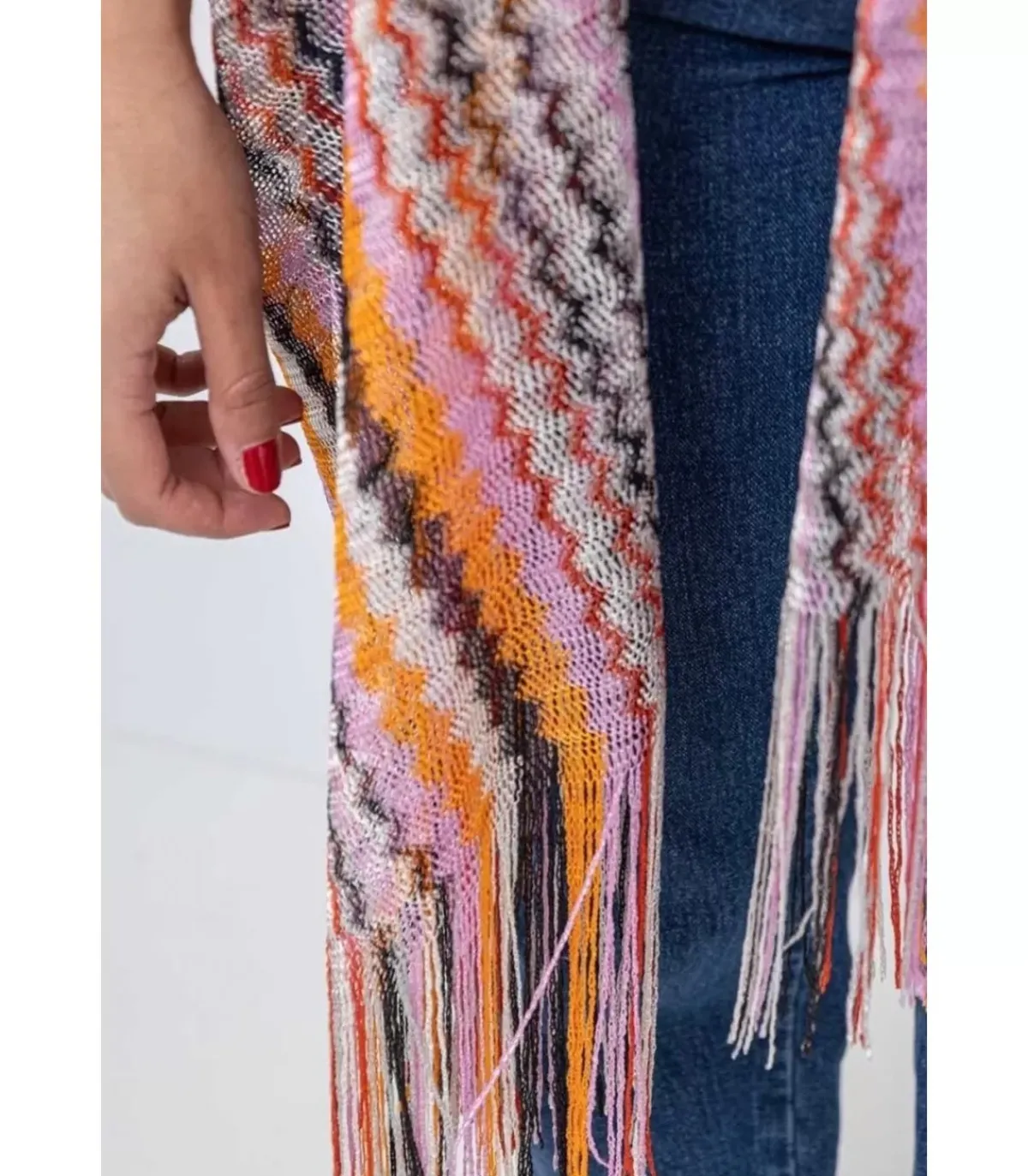 Hersecret MARCO värikäs kimono hapsuilla