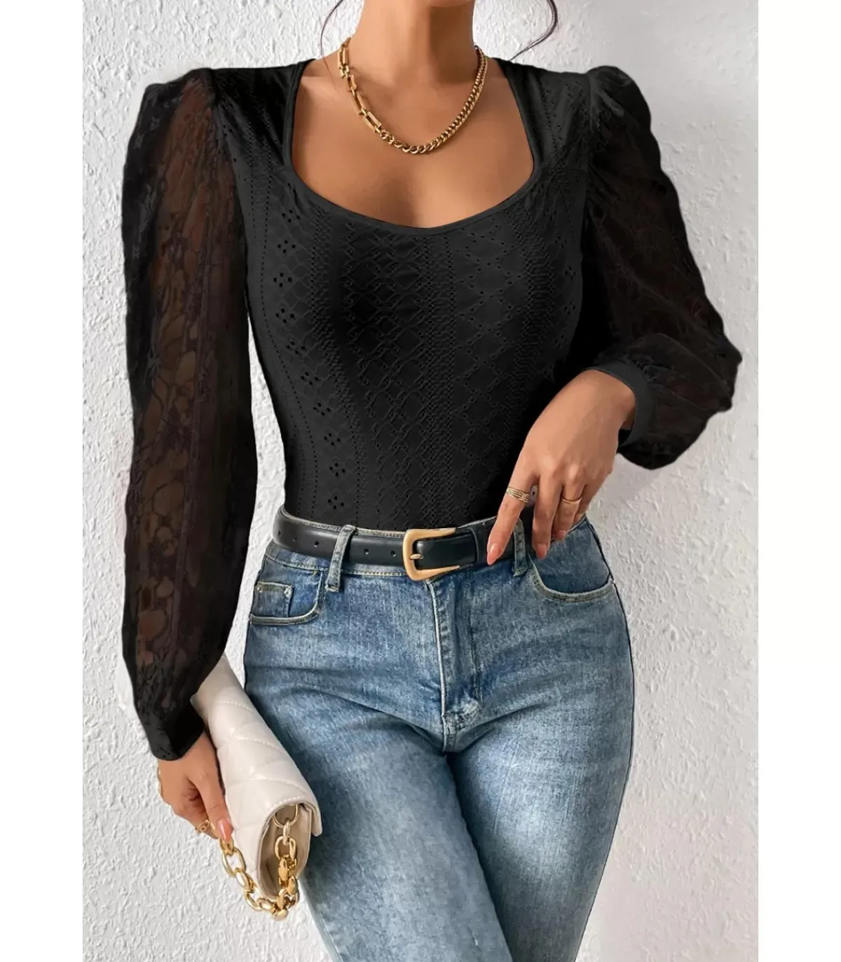 LC uta pitihihainen kuviokankainen body