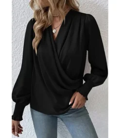 LC Muta puihihainen wrap-look v-puero