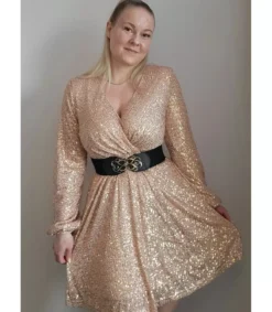 Hersecret Musta ruusukoristeellinen vyötärövyö