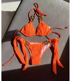 Hersecret Oranssit ketjukoristeiset narubikinit