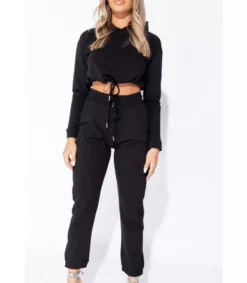 Parisian musta crop oloasusetti