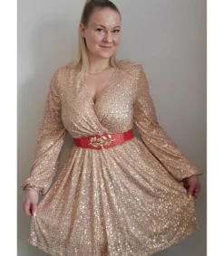 Hersecret Punainen lehtikoristeinen vyötärövyö