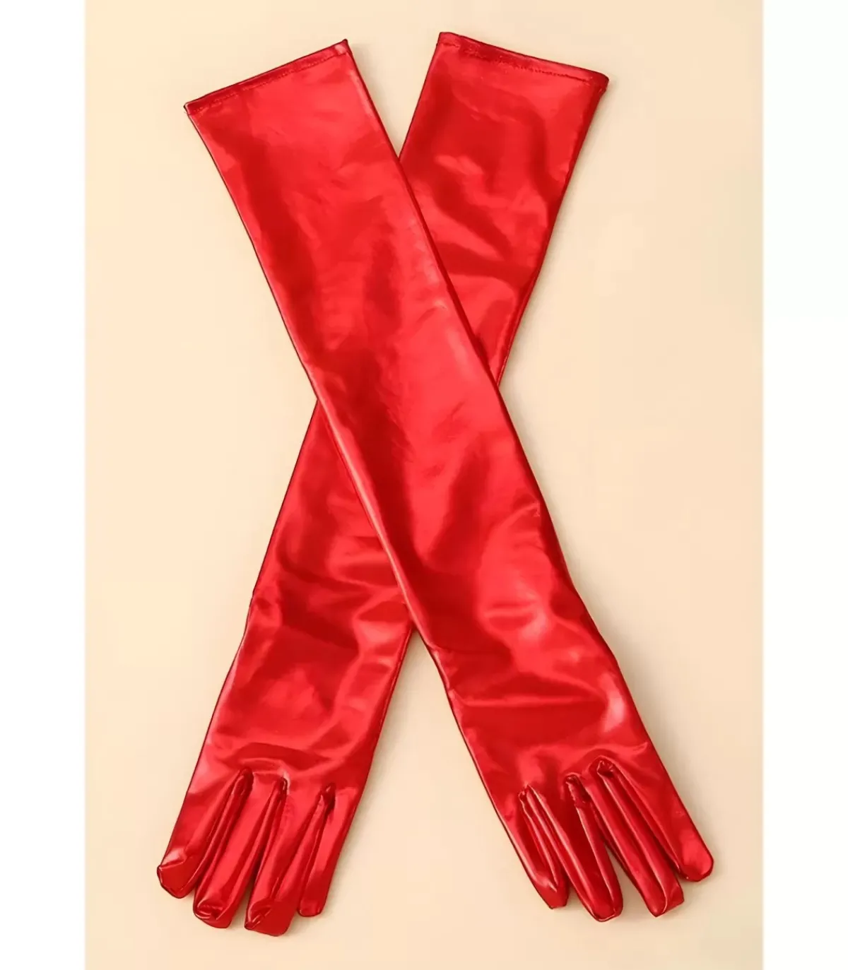 Hersecret Punaiset PVC-hansikkaat