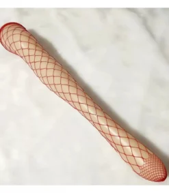 Hersecret Punaiset strassikoristeiset verkkosukat