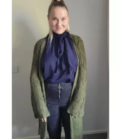LC Tuanininen puihihainen puero ruettinauhoilla