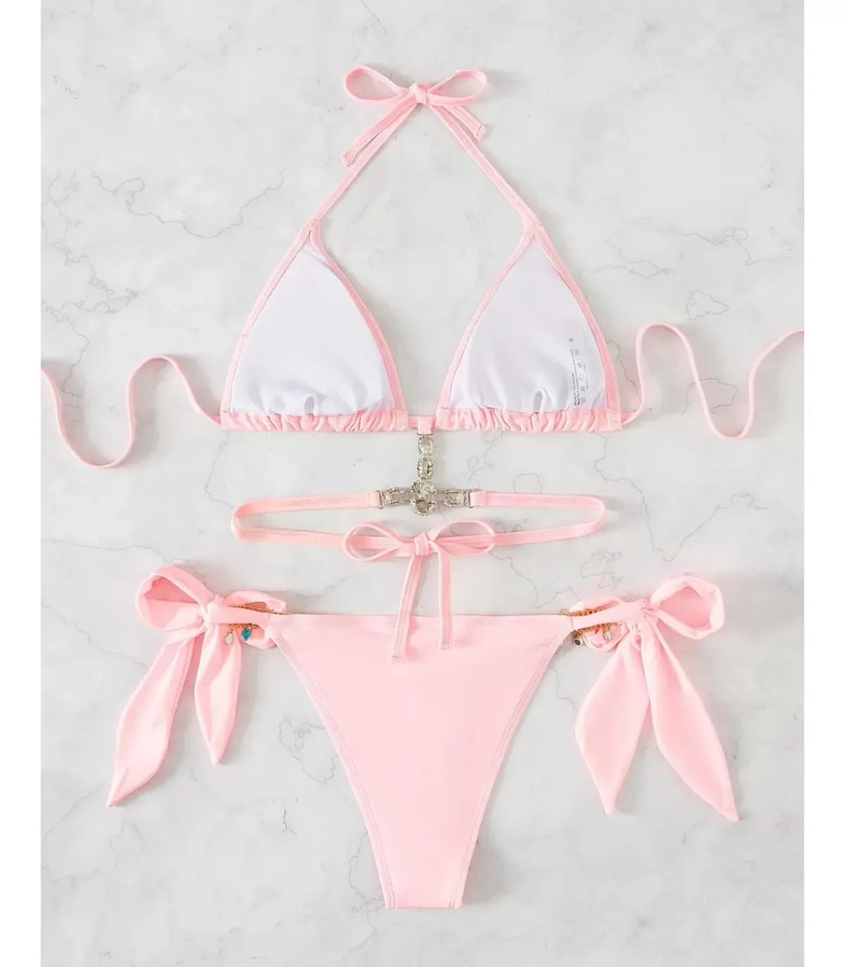 Hersecret Vaaleanpunaiset bling narubikinit