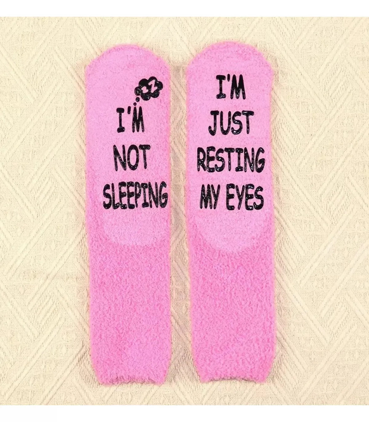 Hersecret Vaaleanpunaiset I am not sleeping pörrösukat